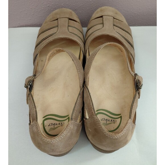 Dansko Shoes Women EU 41/ US 10 Brown Kiera Mary Jane Fisherman Sandals Comfort - Picture 7 of 10